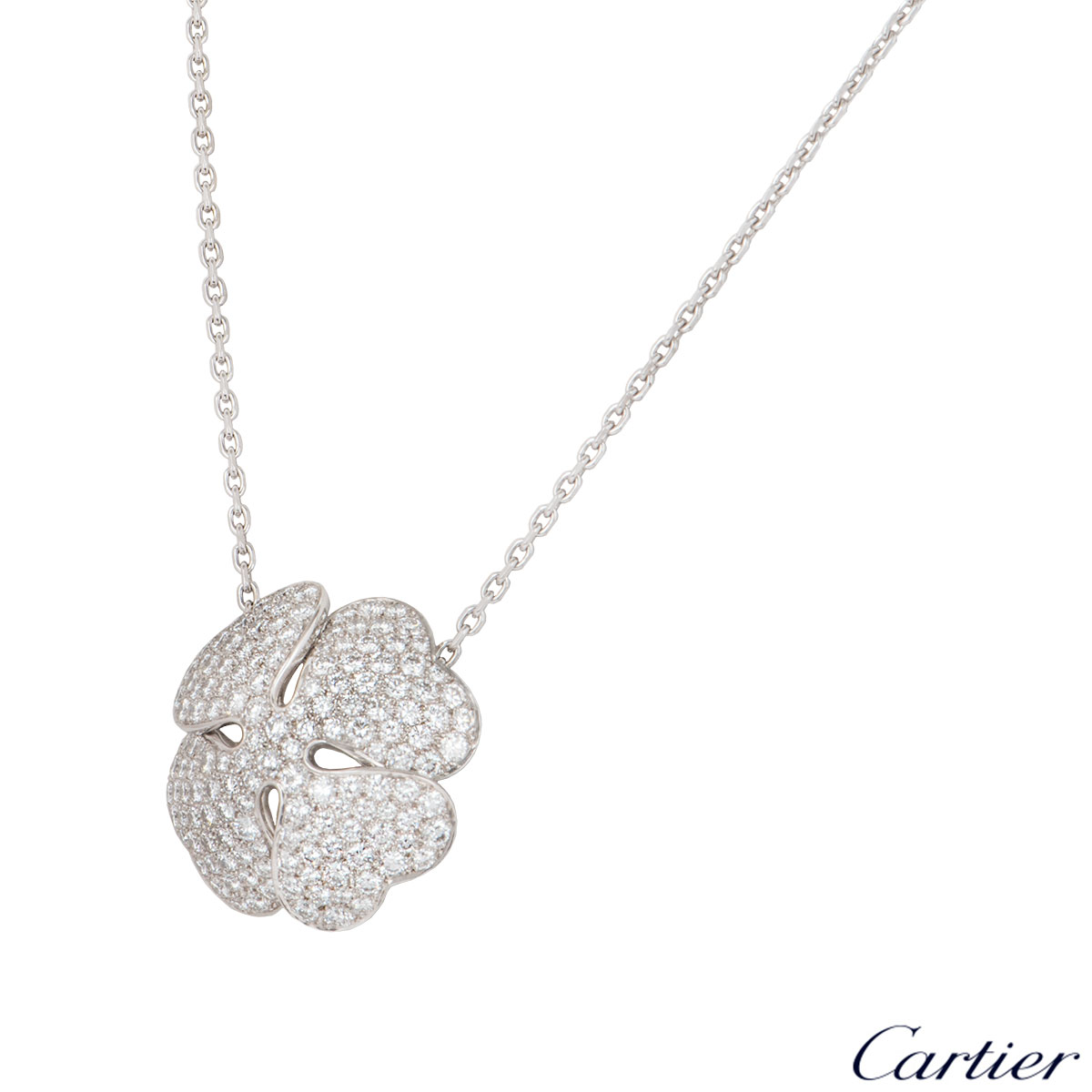 cartier clover pendant